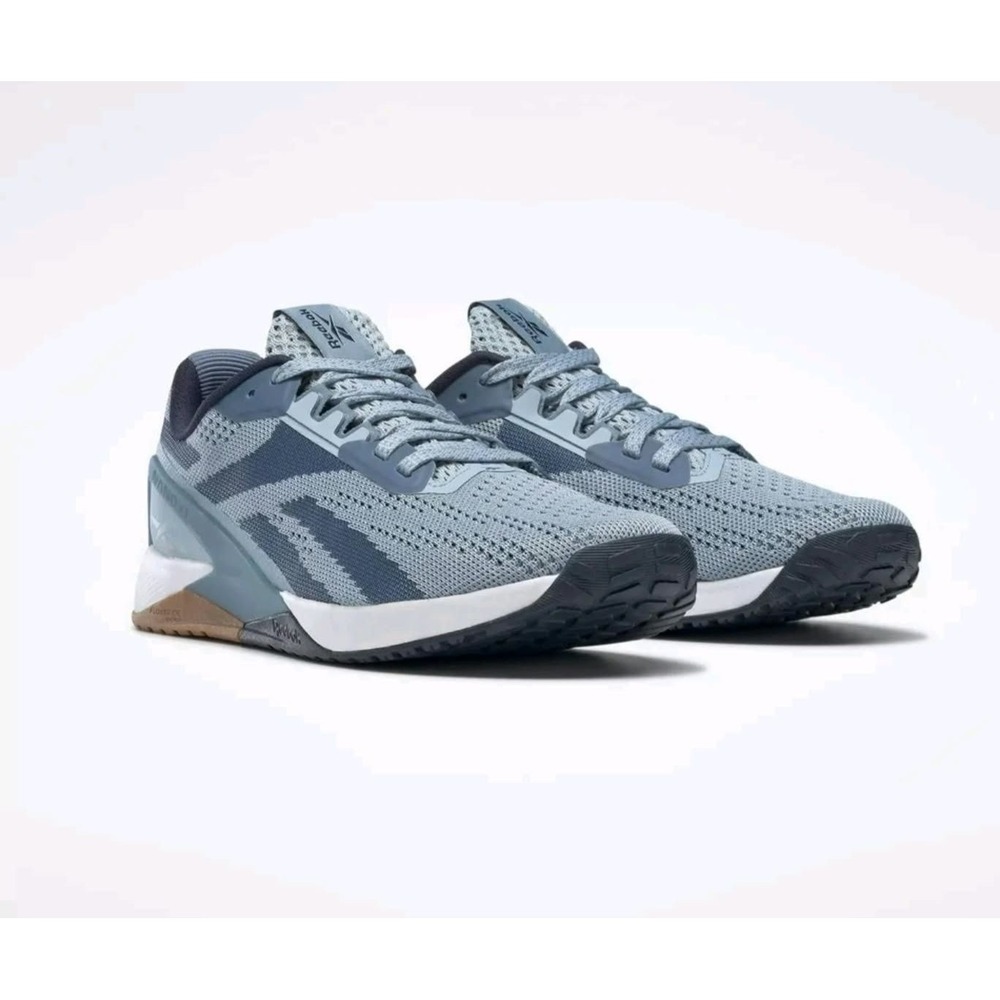 Reebok Women's Nano X1 Cross Trainer Sneaker in Cable Gray/Blue, Sz 8.5